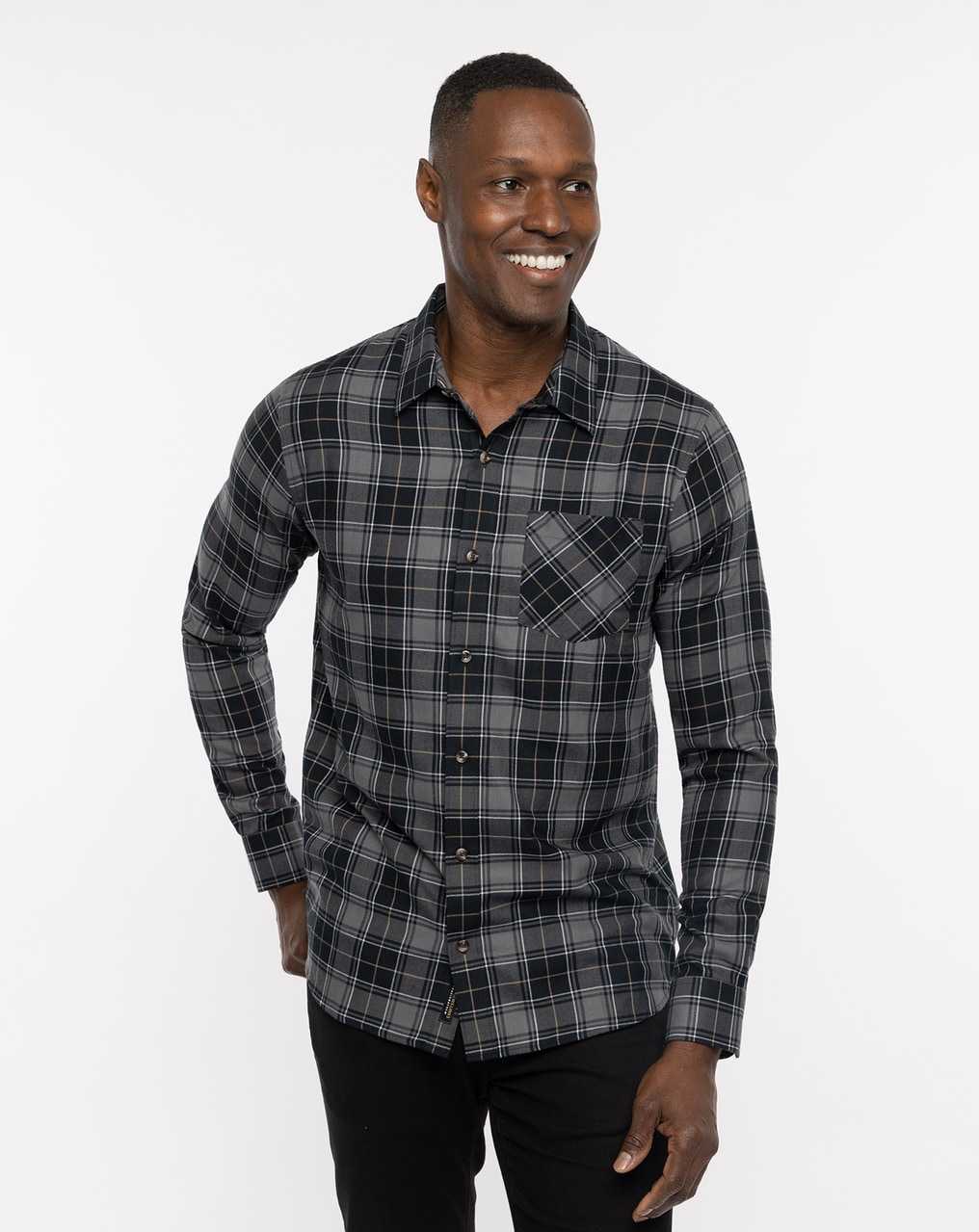 Travis Mathew Sir Travis Button-up Black | HKSARTD-37