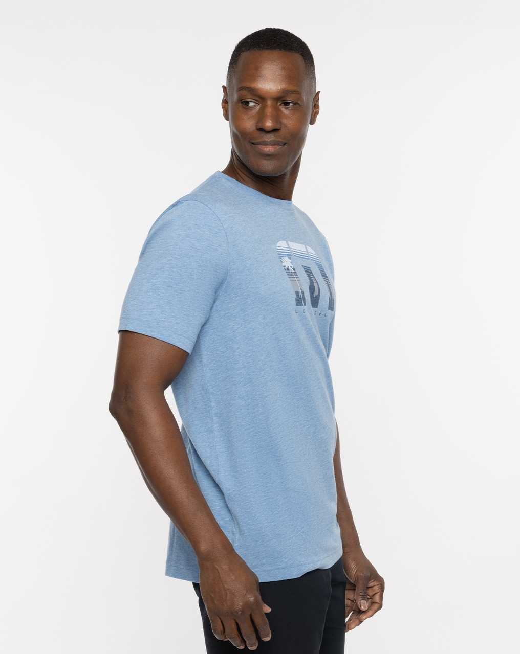 Travis Mathew Socal Tee Heather Blue | XVQMTGP-26