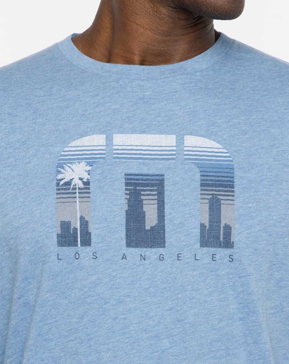 Travis Mathew Socal Tee Heather Blue | XVQMTGP-26