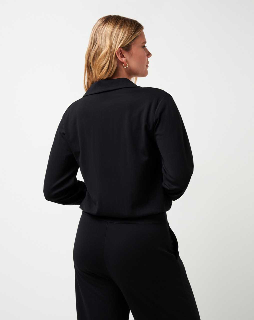 Travis Mathew Spa Day Friday Ponte Top Black | IZORYNQ-05