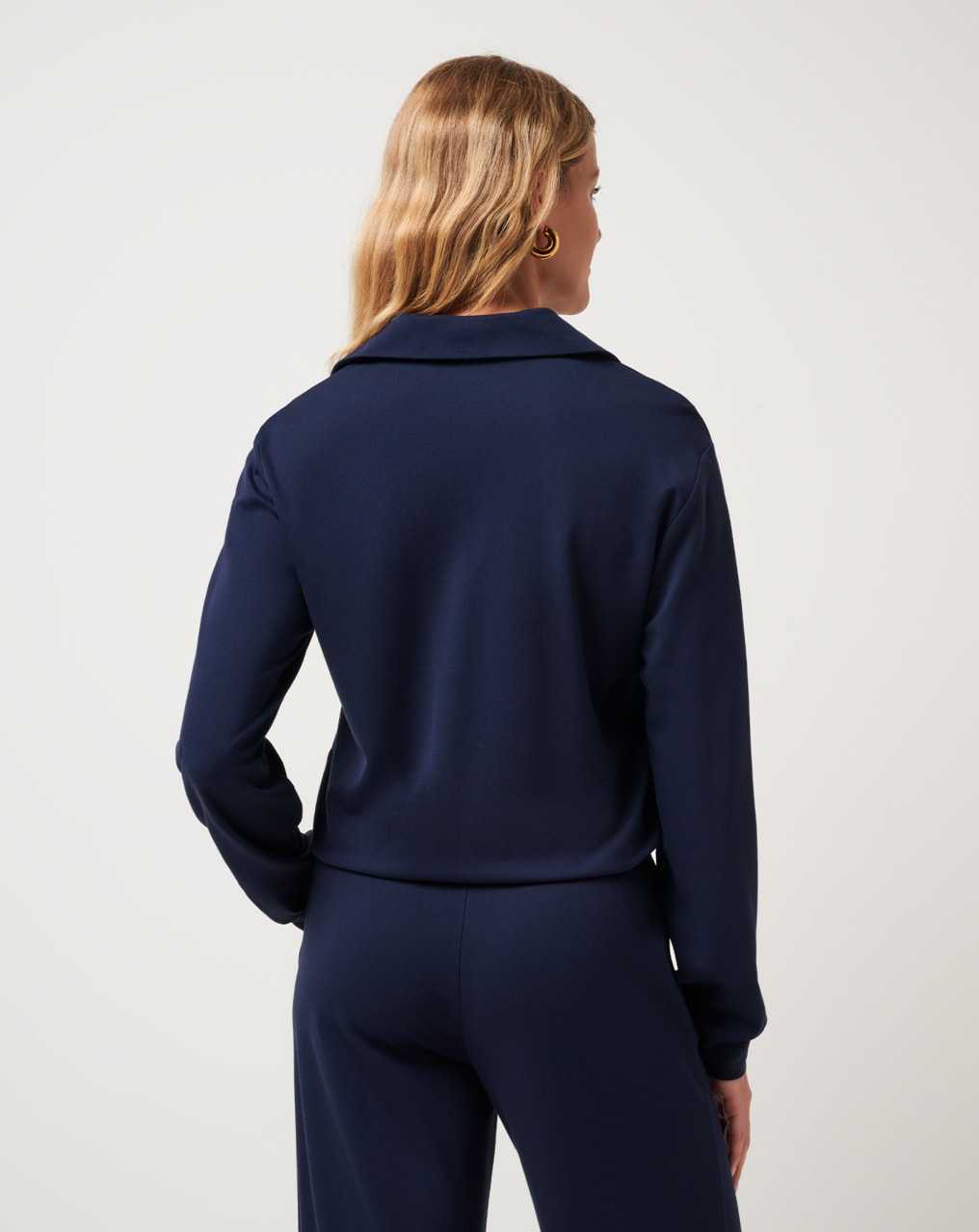 Travis Mathew Spa Day Friday Ponte Top Navy Blazer | NSPDQZA-93