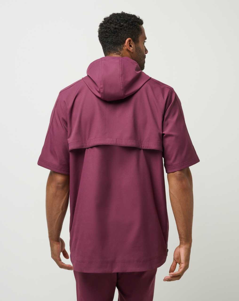 Travis Mathew Sport Mode Hoodie Mauve Wine | UIXVCED-75