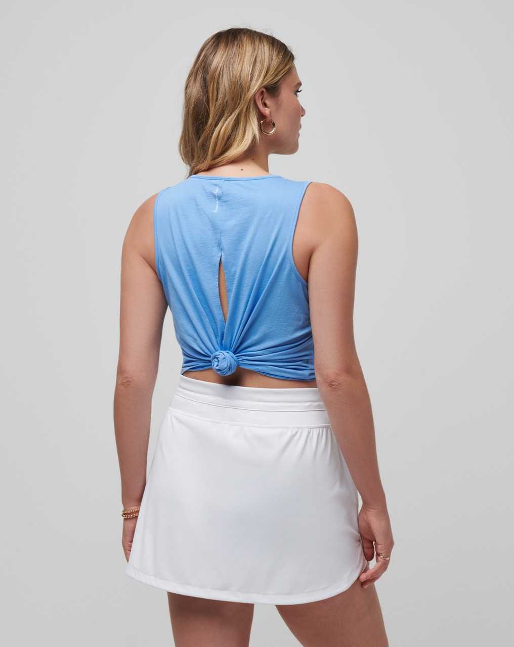 Travis Mathew Spring Fling Tie Back Tank Cornflower Blue | EUCJWAR-25