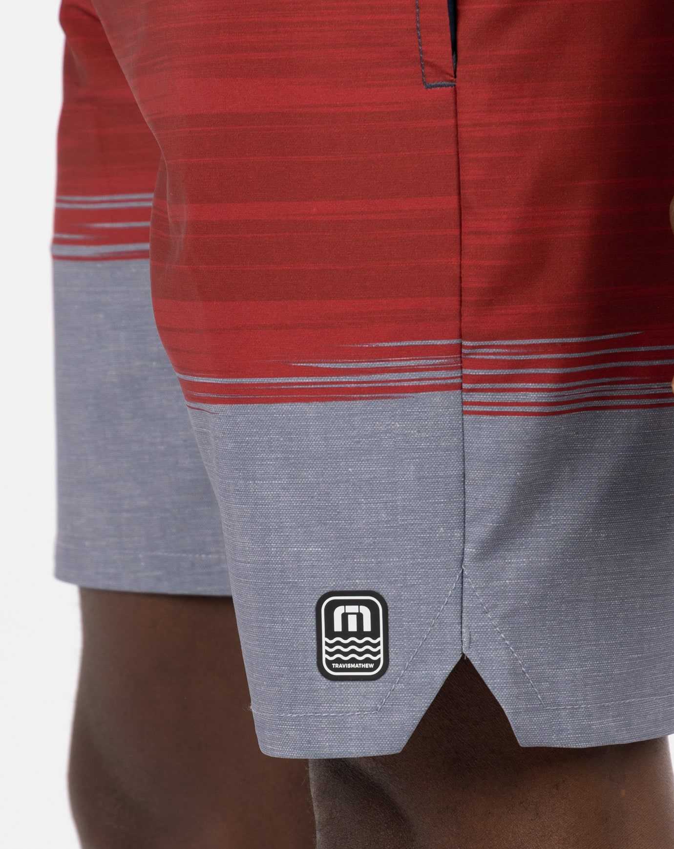 Travis Mathew Starboard Shores Boardshort Heather Blue Nights | FPAUTRI-63