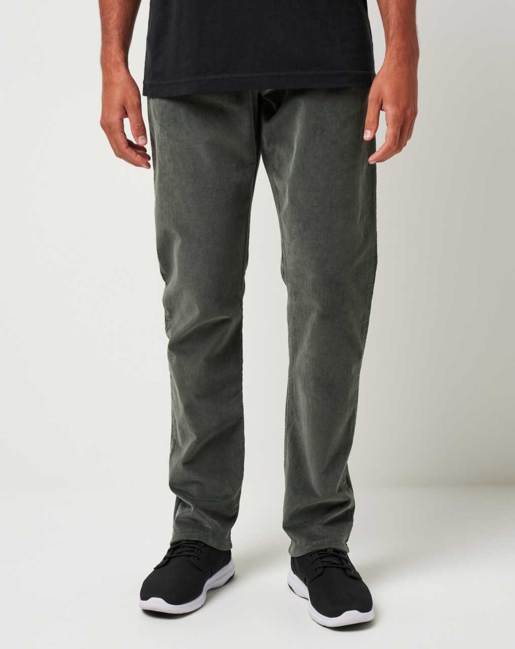 Travis Mathew Start The Journey Corduroy Pant Dark Olive | UXYOMHC-46