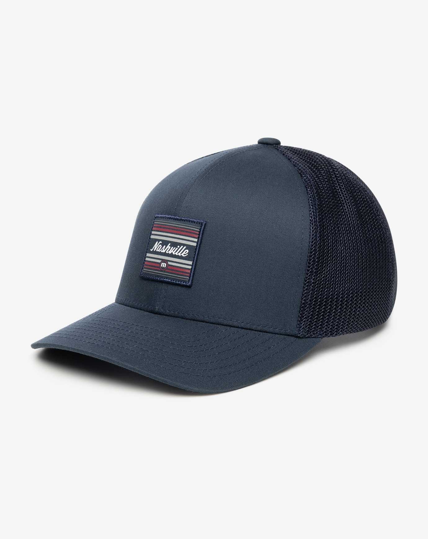 Travis Mathew Step Dancing Snapback Hat Navy | PQWNLBH-41