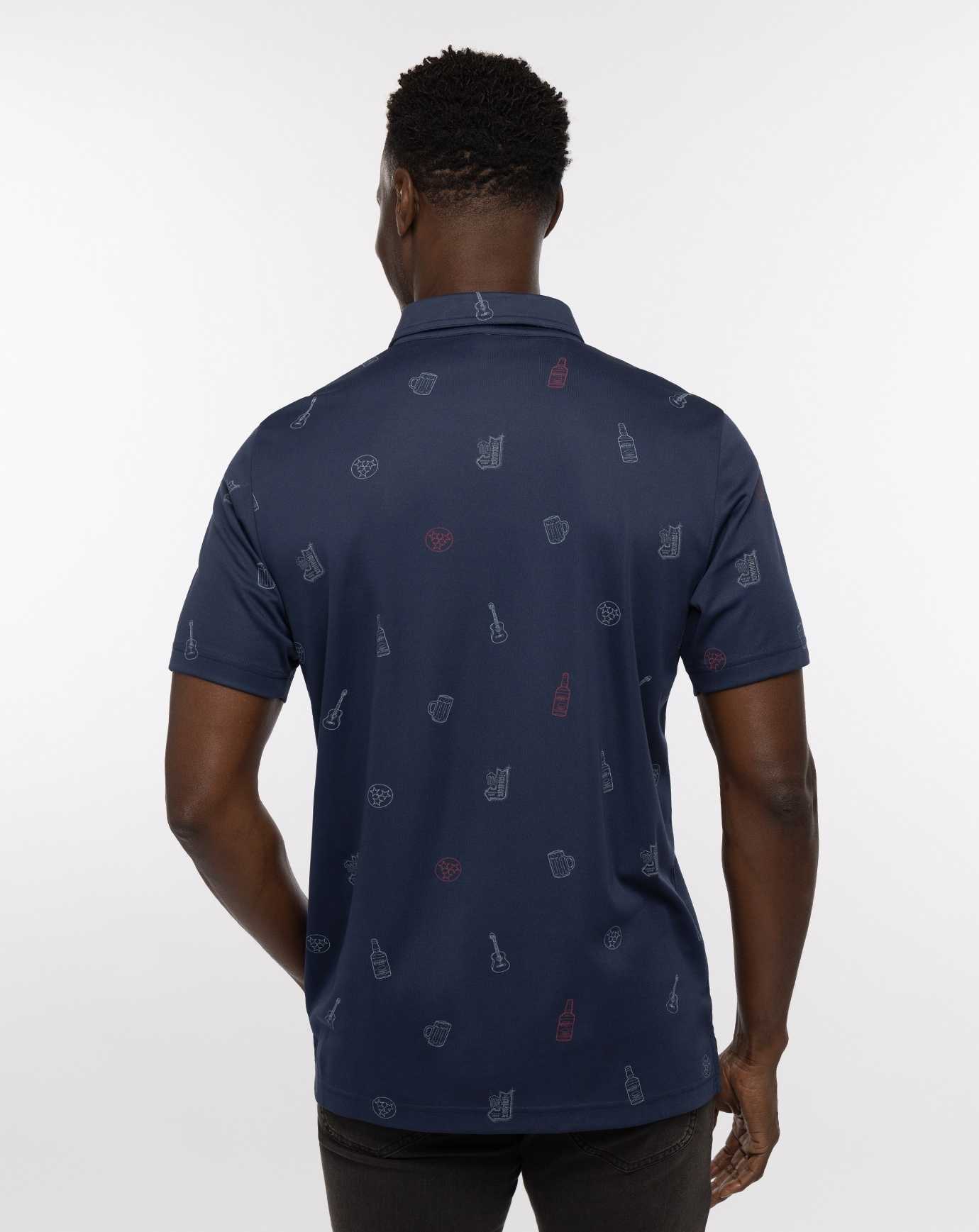 Travis Mathew Stock The Cooler Polo Mood Indigo | MGHRNCI-47