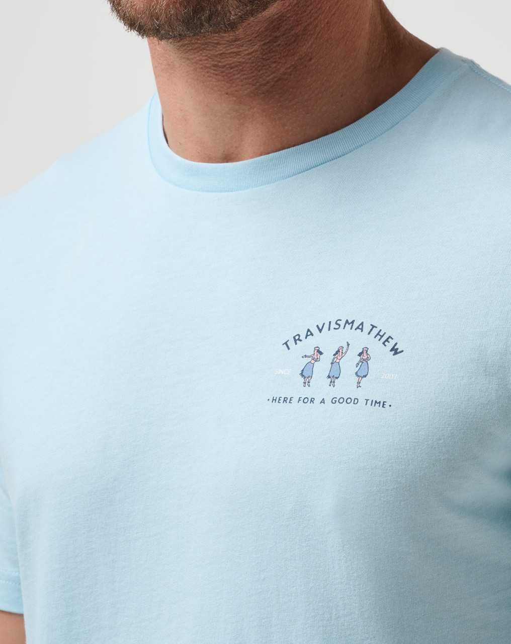 Travis Mathew Sweetheart Rock Tee Dream Blue | QUZOKAX-71