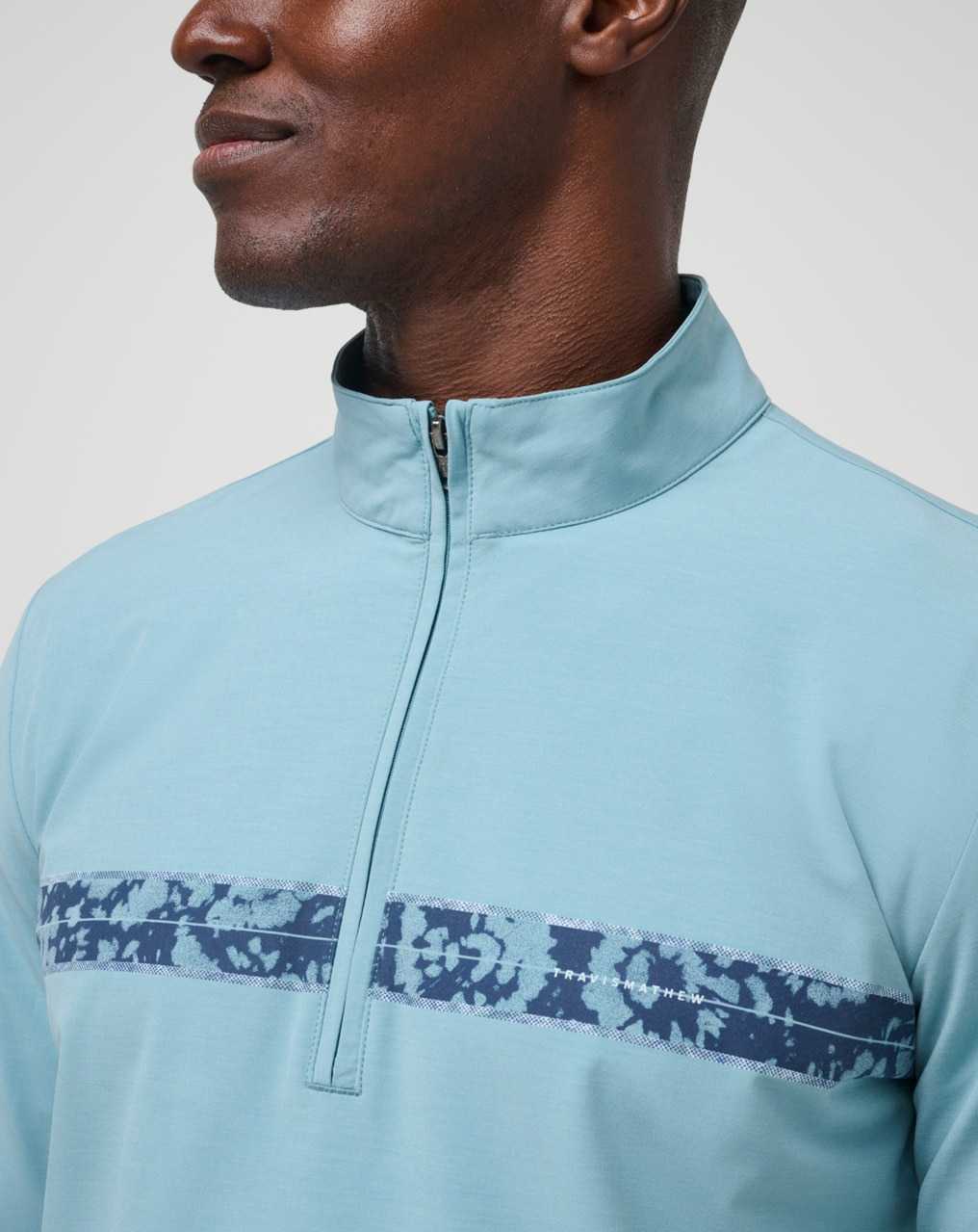 Travis Mathew Swell Season Quarter Zip Cameo | ILFXPBK-28