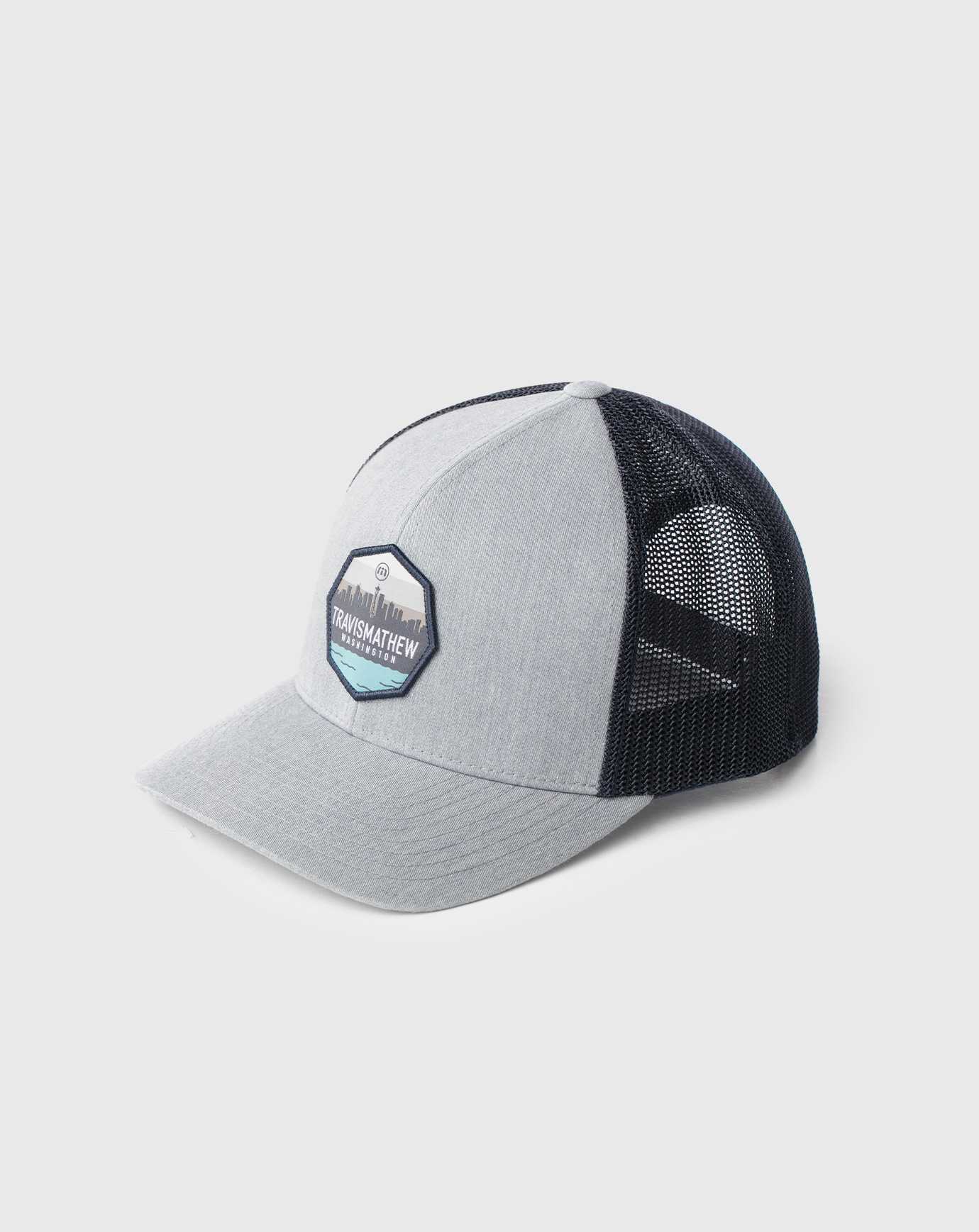 Travis Mathew Take A Hike Snapback Hat Heather Grey | MTQGBHO-91