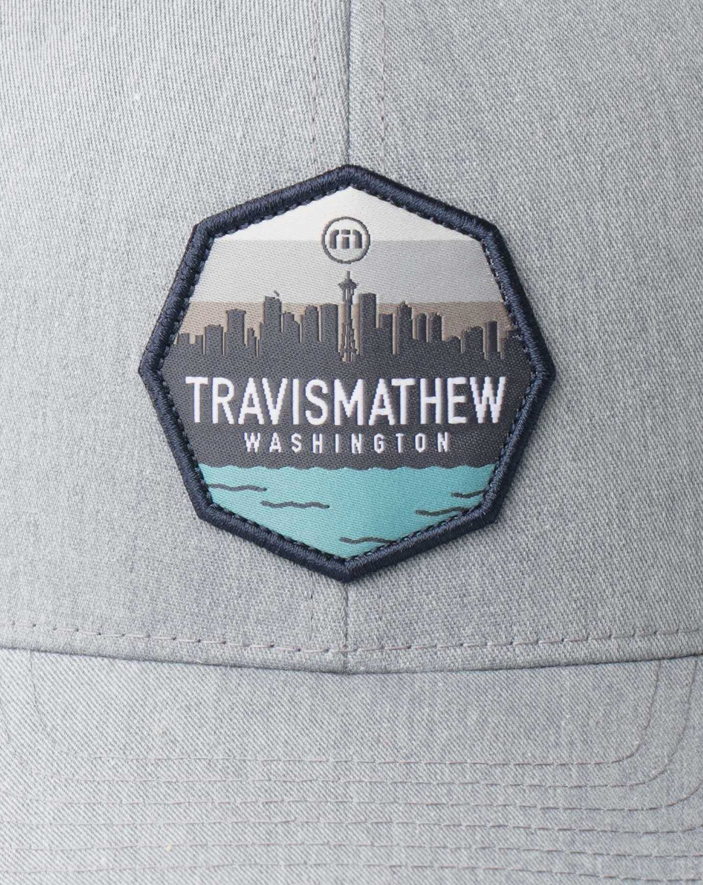 Travis Mathew Take A Hike Snapback Hat Heather Grey | MTQGBHO-91