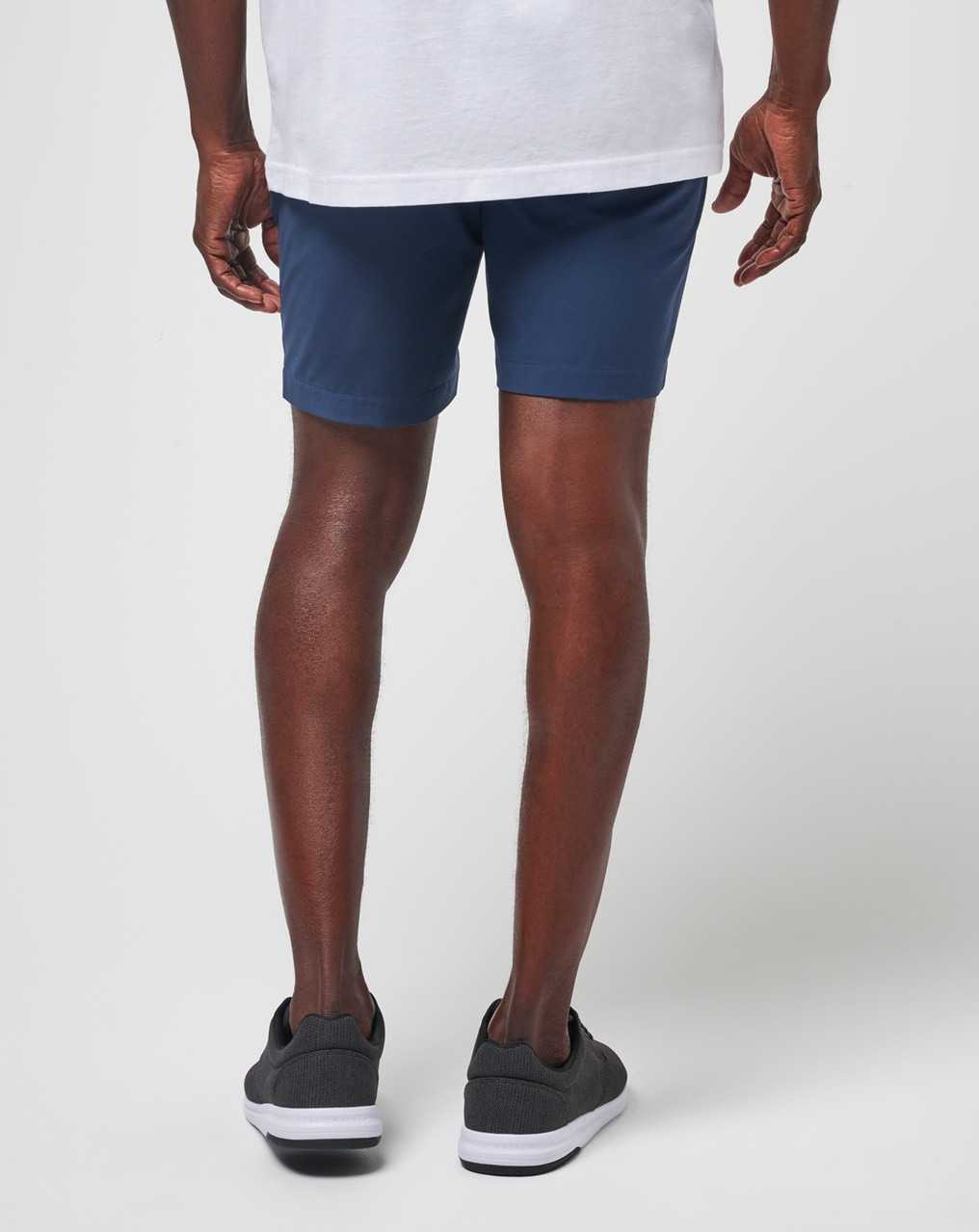 Travis Mathew Tech Chino Short 8in Dress Blues | MDGVQER-30