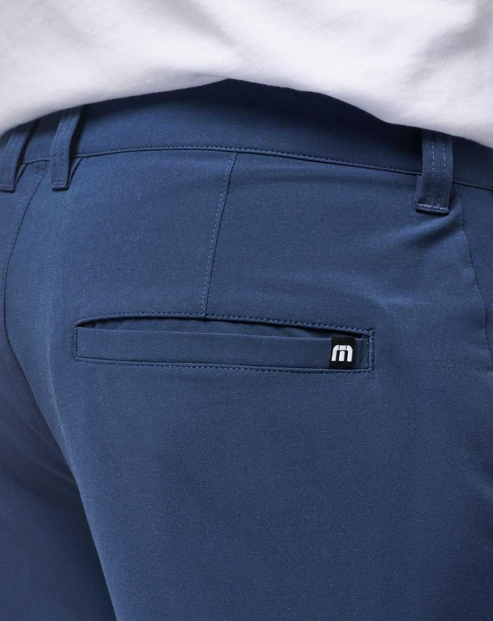 Travis Mathew Tech Chino Short 8in Dress Blues | MDGVQER-30