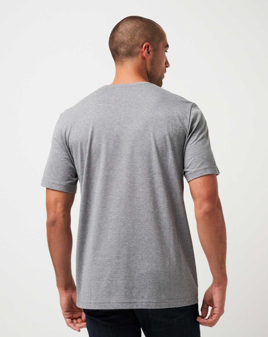 Travis Mathew Texas Rangers Sunset Slam Tee Heather Grey | KWPJSXD-82