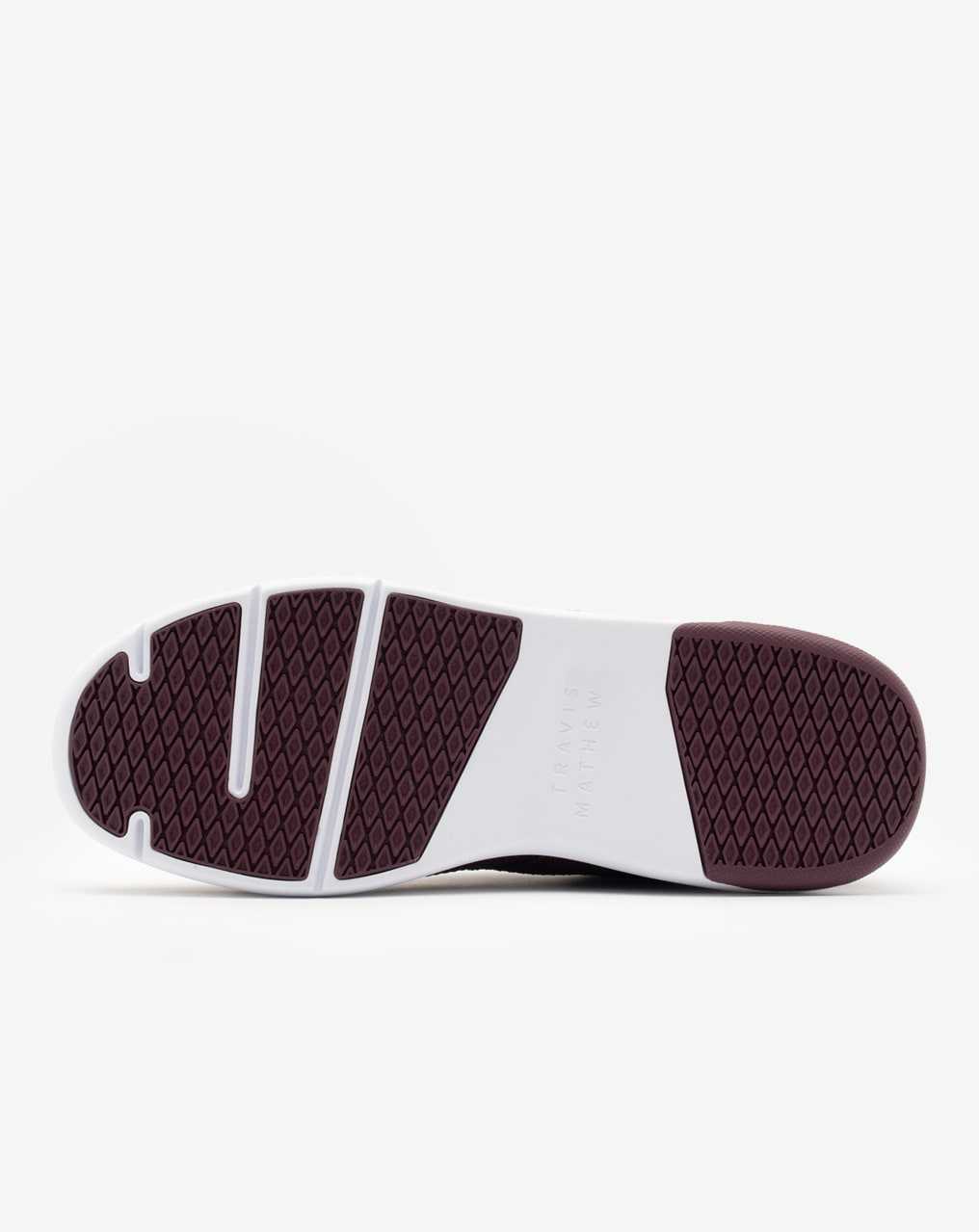 Travis Mathew The Daily 2 Knit Shoe Heather Winetasting | PWFEKXN-71