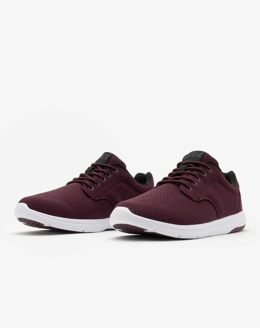 Travis Mathew The Daily 2 Knit Shoe Heather Winetasting | PWFEKXN-71