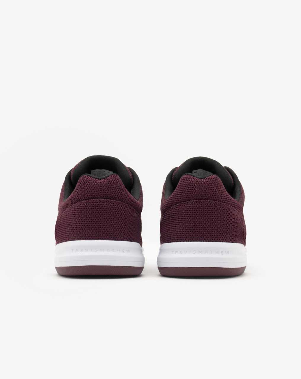 Travis Mathew The Daily 2 Knit Shoe Heather Winetasting | PWFEKXN-71