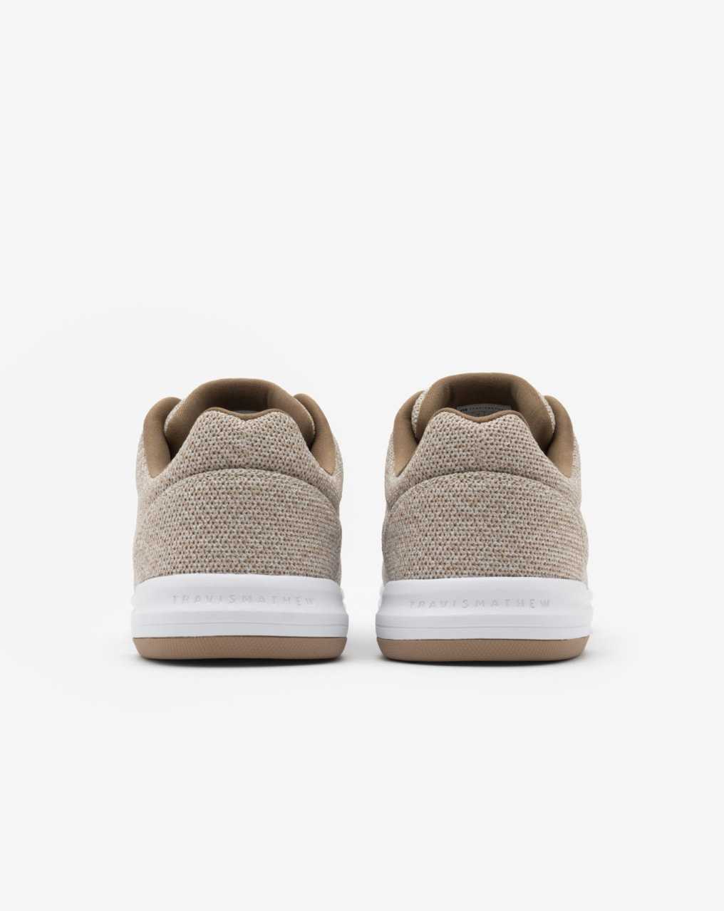 Travis Mathew The Daily 2 Knit Shoe Heather Natural | TKVCAUF-80