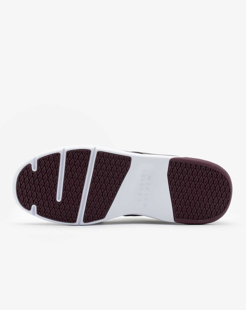 Travis Mathew The Daily 2 Woven Shoe Heather Grey Pinstripe | FBNAWLO-12