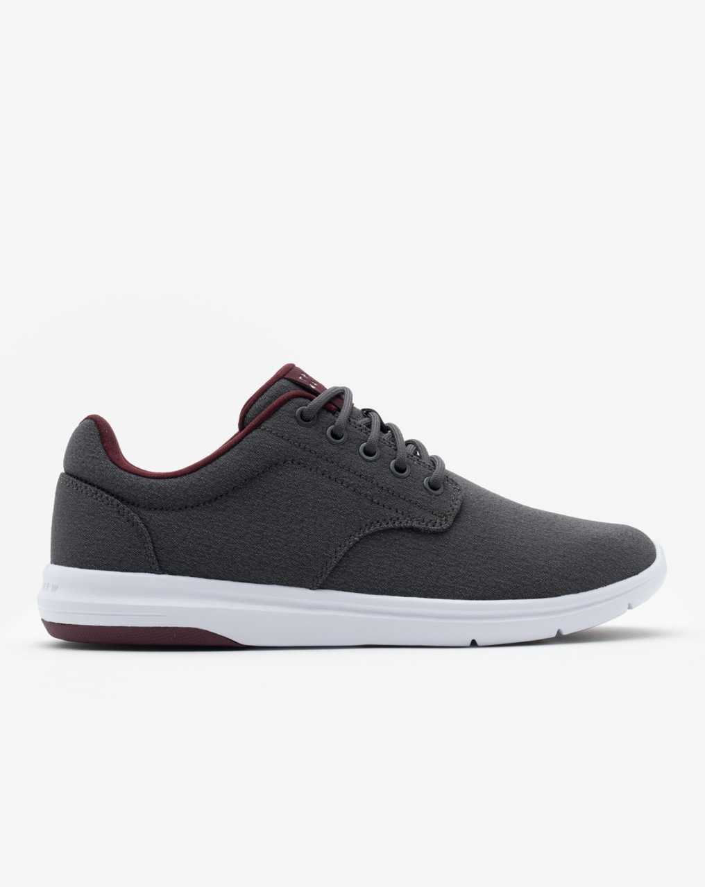 Travis Mathew The Daily 2 Woven Shoe Heather Grey Pinstripe | FBNAWLO-12