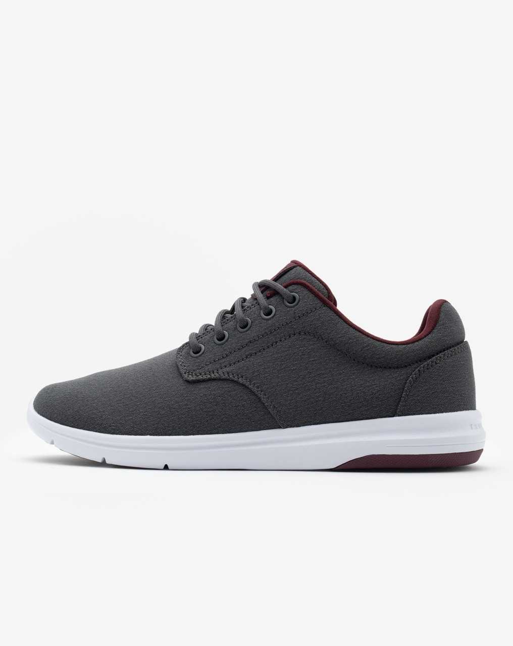 Travis Mathew The Daily 2 Woven Shoe Heather Grey Pinstripe | FBNAWLO-12