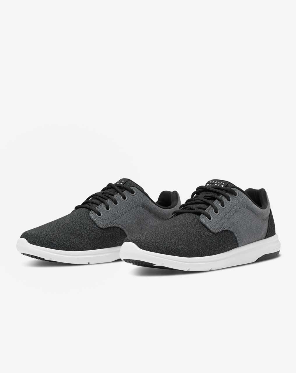 Travis Mathew The Daily 2 Woven Shoe Quiet Shade/Black | ETACXSI-24