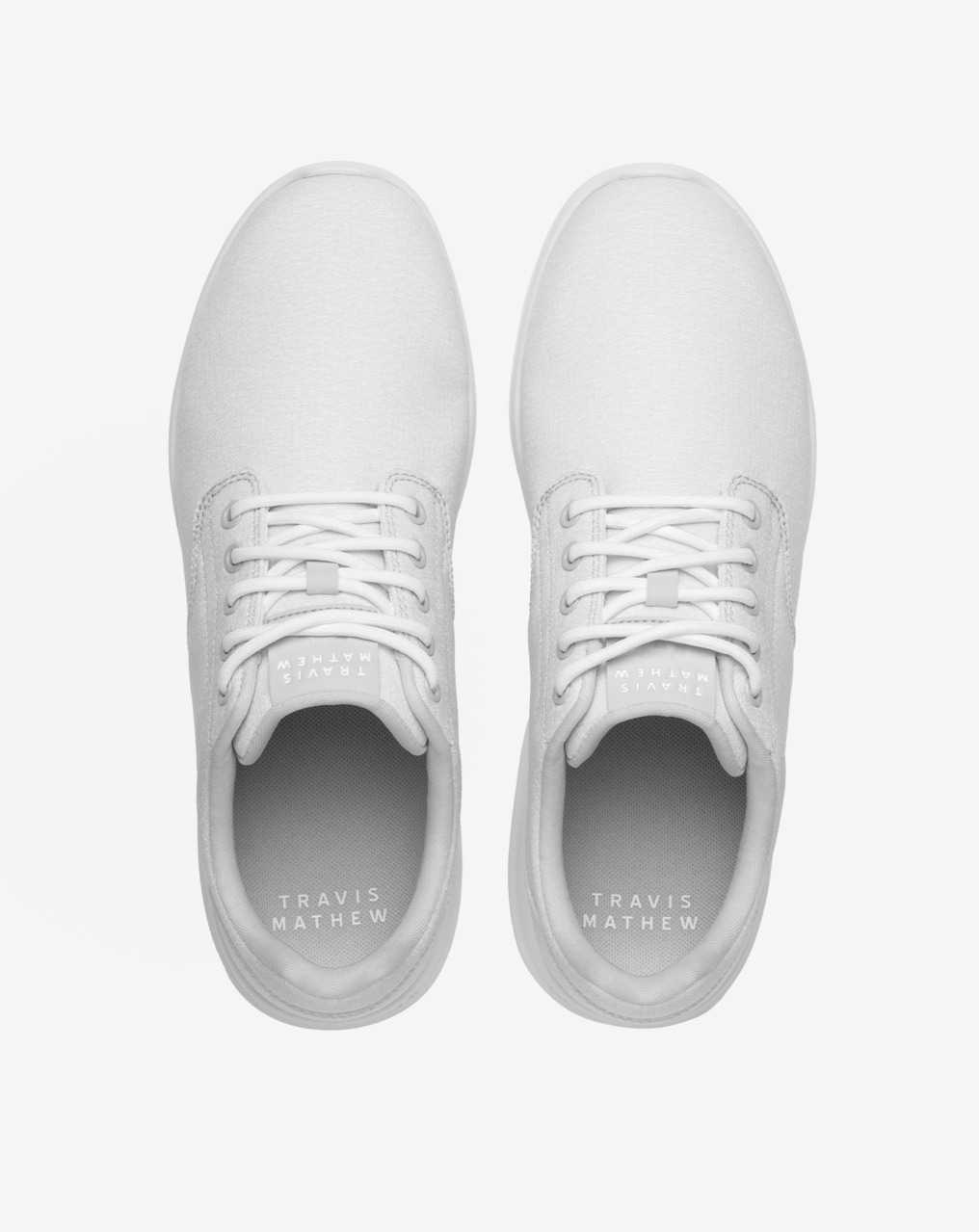 Travis Mathew The Daily 2 Woven Shoe White | WAVUZOT-67