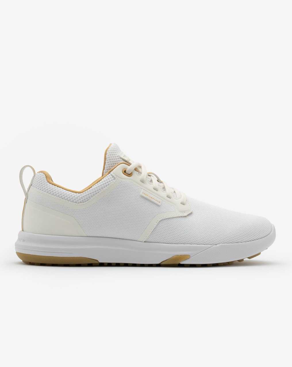 Travis Mathew The Daily Pro Hybrid Shoe White/Gum | UFGCXBR-98