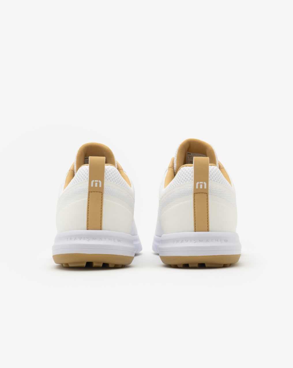 Travis Mathew The Daily Pro Hybrid Shoe White/Gum | UFGCXBR-98