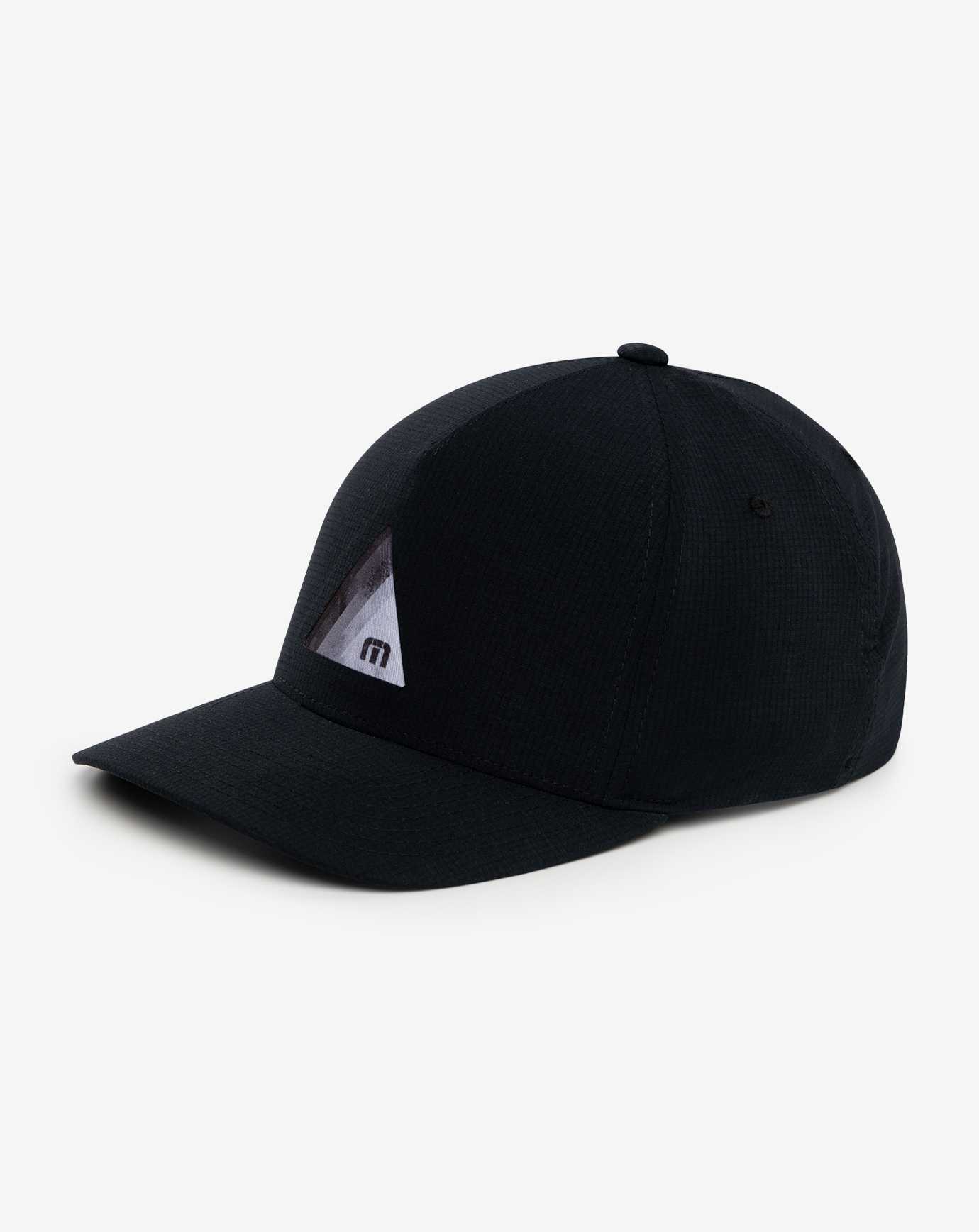 Travis Mathew The Heater Snapback Hat Black | INCFXHK-14