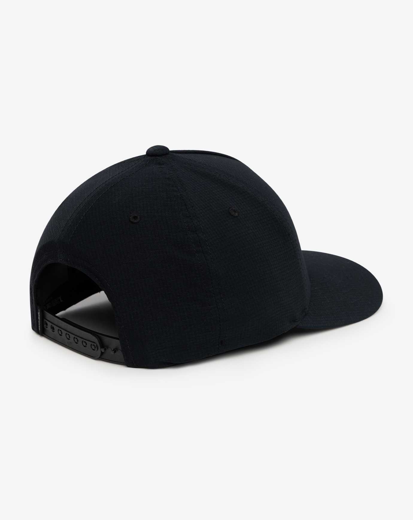 Travis Mathew The Heater Snapback Hat Black | INCFXHK-14