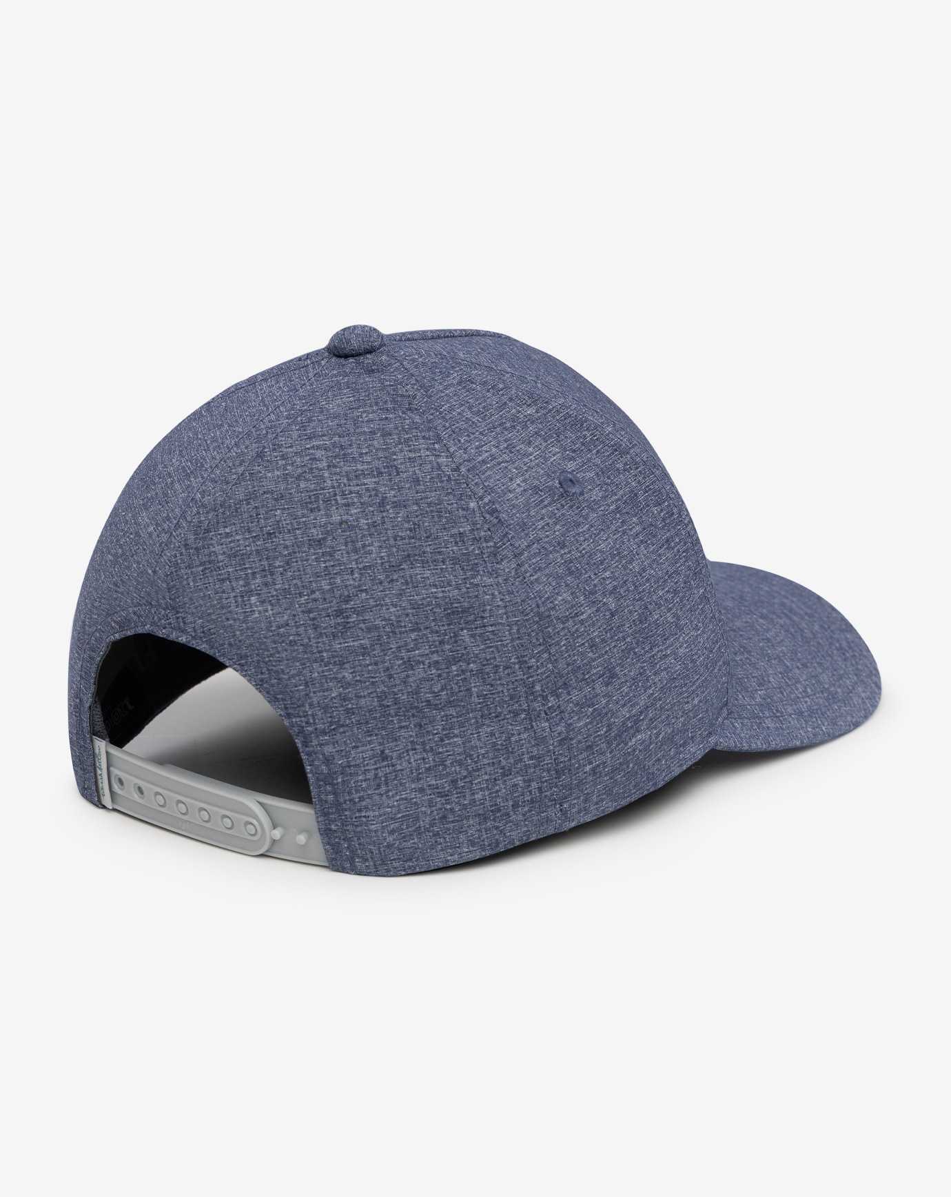 Travis Mathew The Heater Snapback Hat Heather Blue | VXRJMIE-64