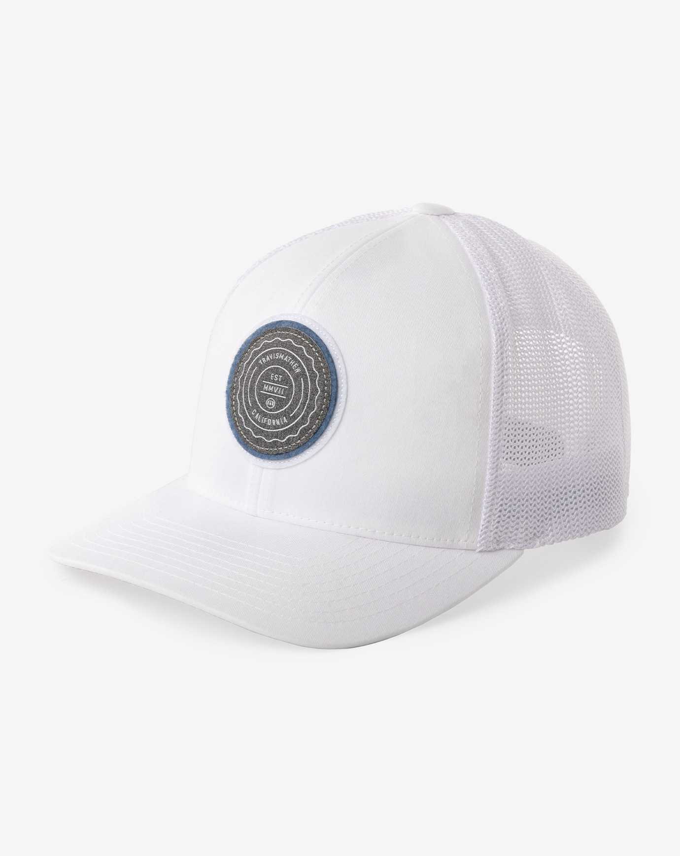 Travis Mathew The Patch Snapback Hat White | LIXUVYS-73