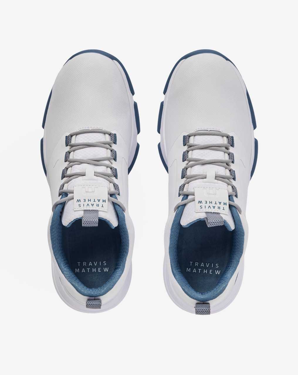 Travis Mathew The Ringer 2 Golf Shoe White/Sleet | SOACMRJ-75