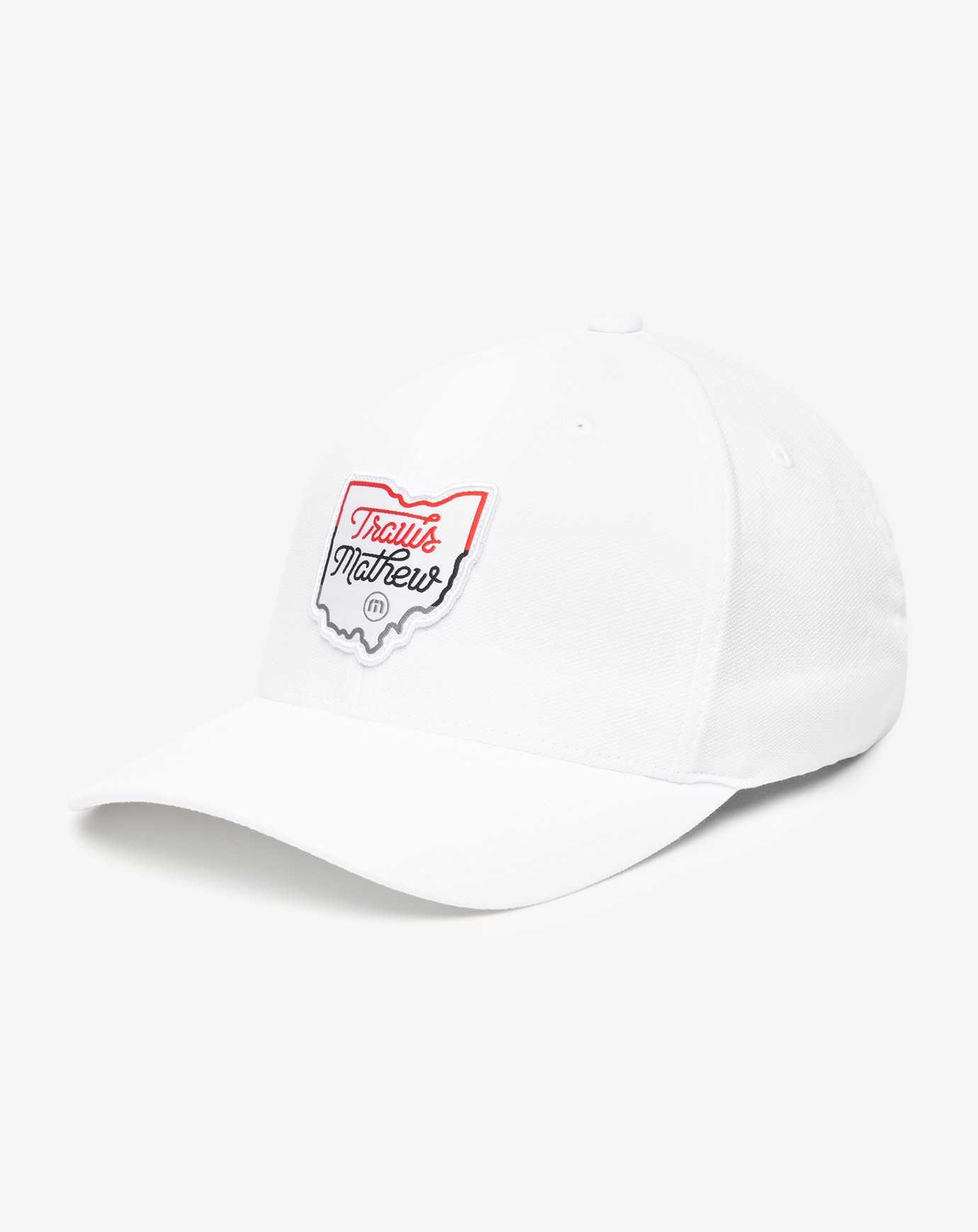 Travis Mathew The Three Cs Hat Snapback Hat White | RGHWUNA-03