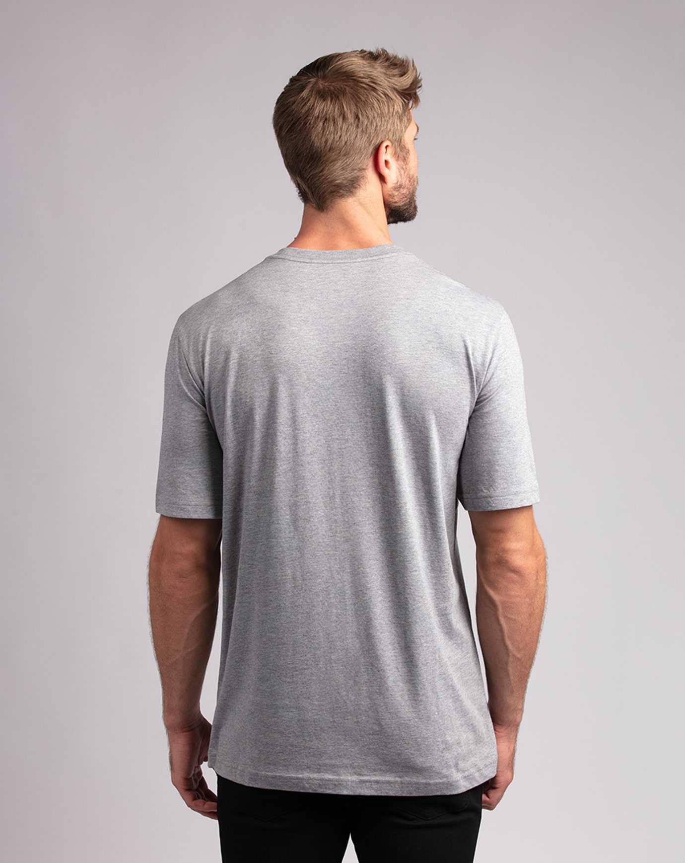 Travis Mathew Thin Air Tee Heather Grey | OBUEQKI-12