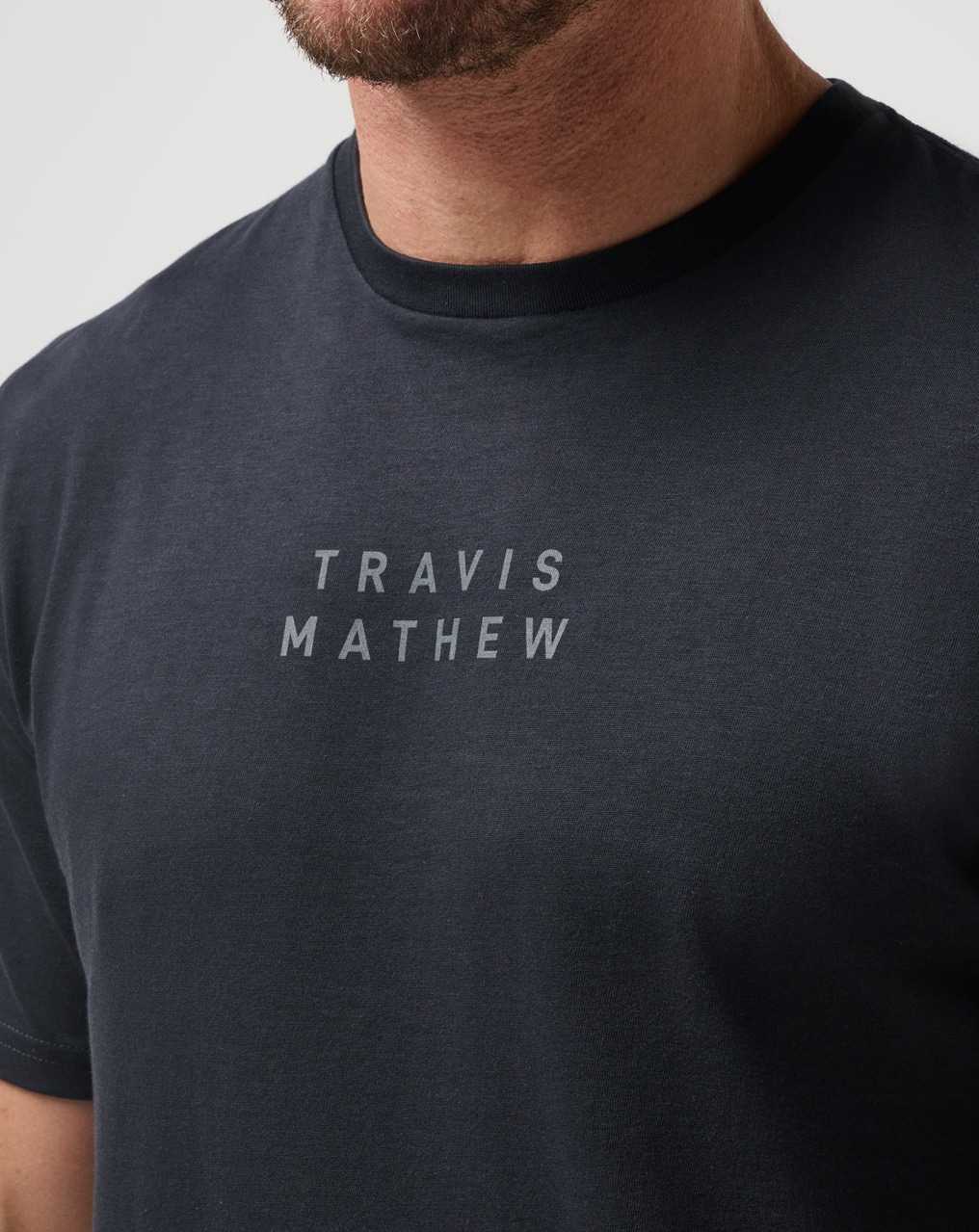 Travis Mathew Tm Scoop Tee Black | BXNUFPG-76