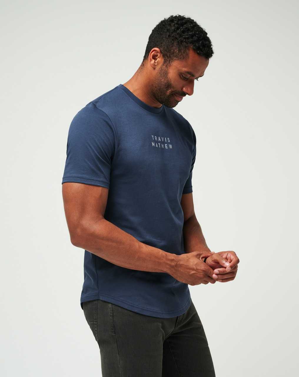 Travis Mathew Tm Scoop Tee Dress Blues | ULTEFNI-38