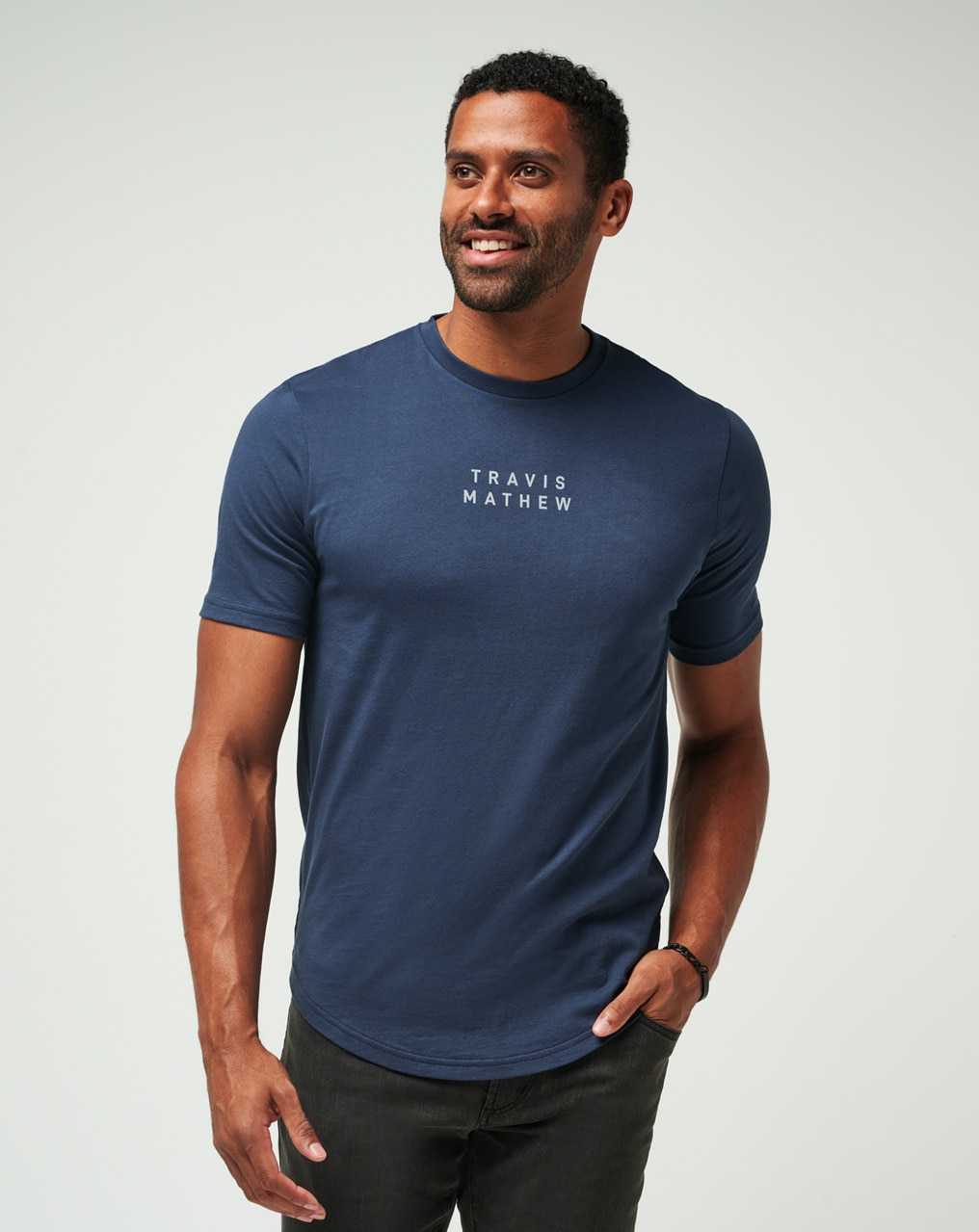 Travis Mathew Tm Scoop Tee Dress Blues | ULTEFNI-38