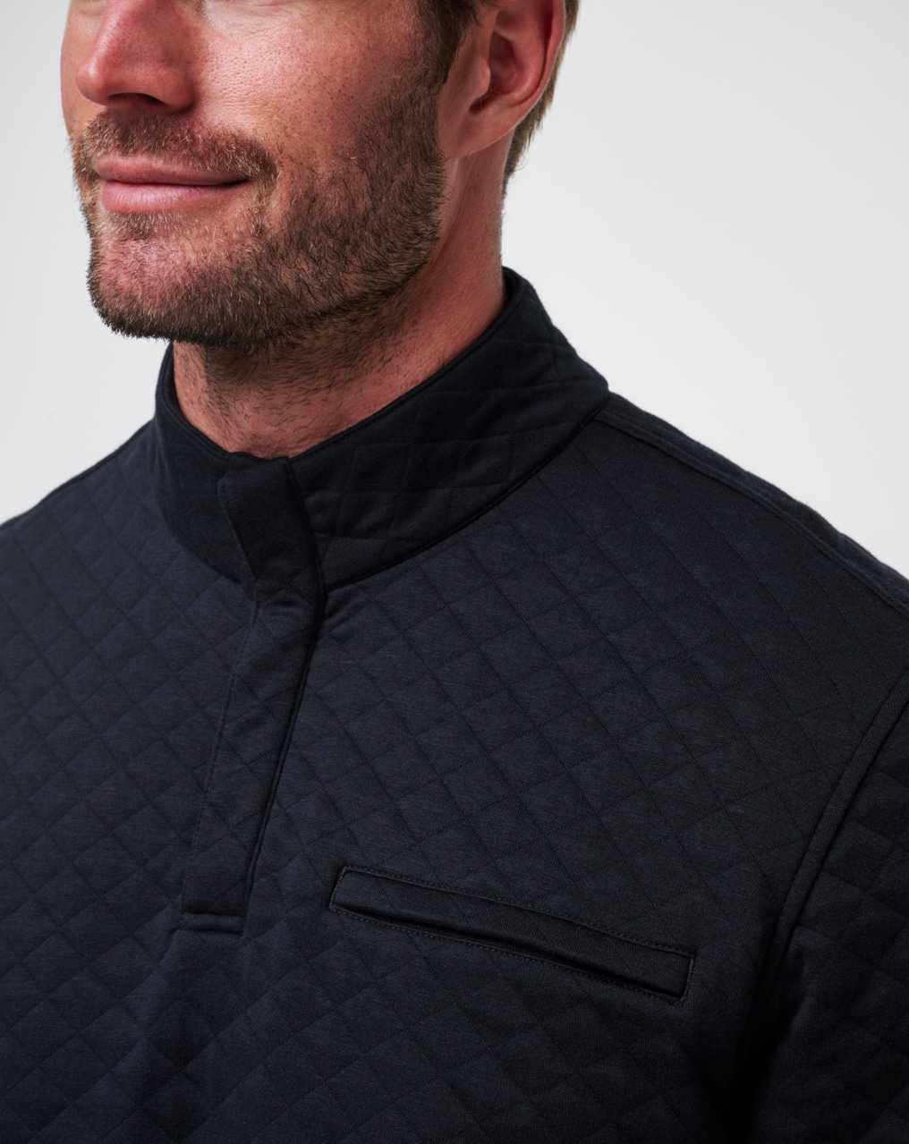 Travis Mathew Transatlantic Quarter Zip Black | JSKZFVI-65