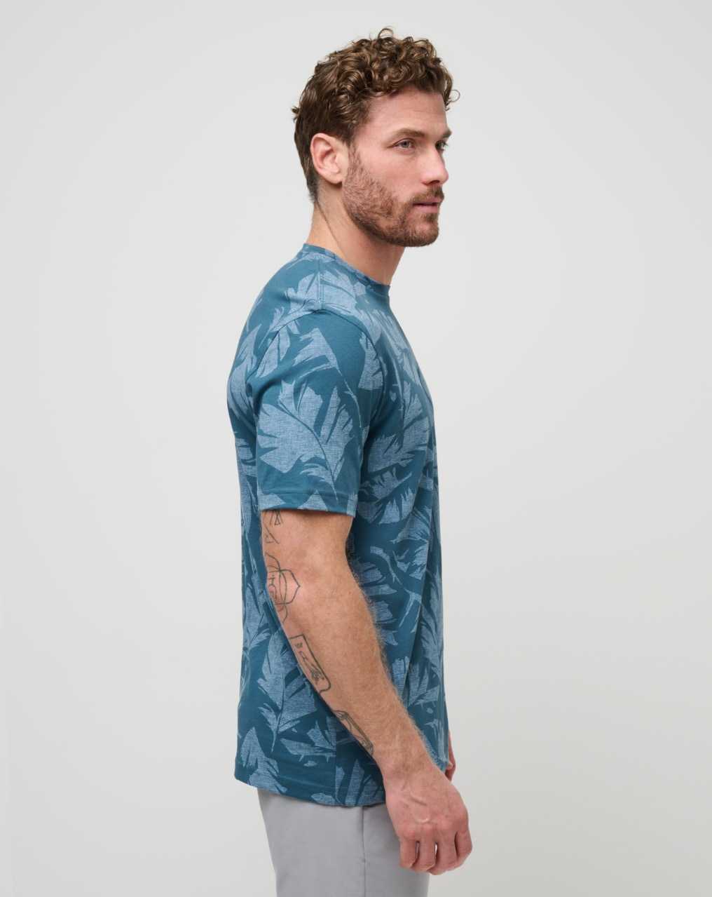 Travis Mathew Travel Tip Tee Light Teal | LNXUEIV-94