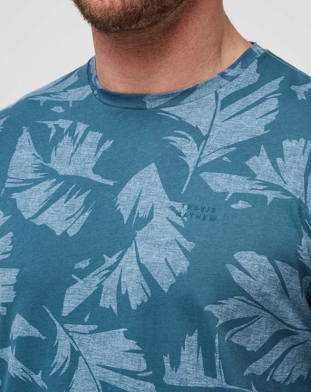 Travis Mathew Travel Tip Tee Light Teal | LNXUEIV-94