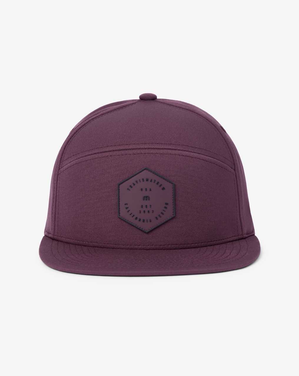 Travis Mathew Triple Threat Snapback Hat Mauve Wine | VLFXBDG-59