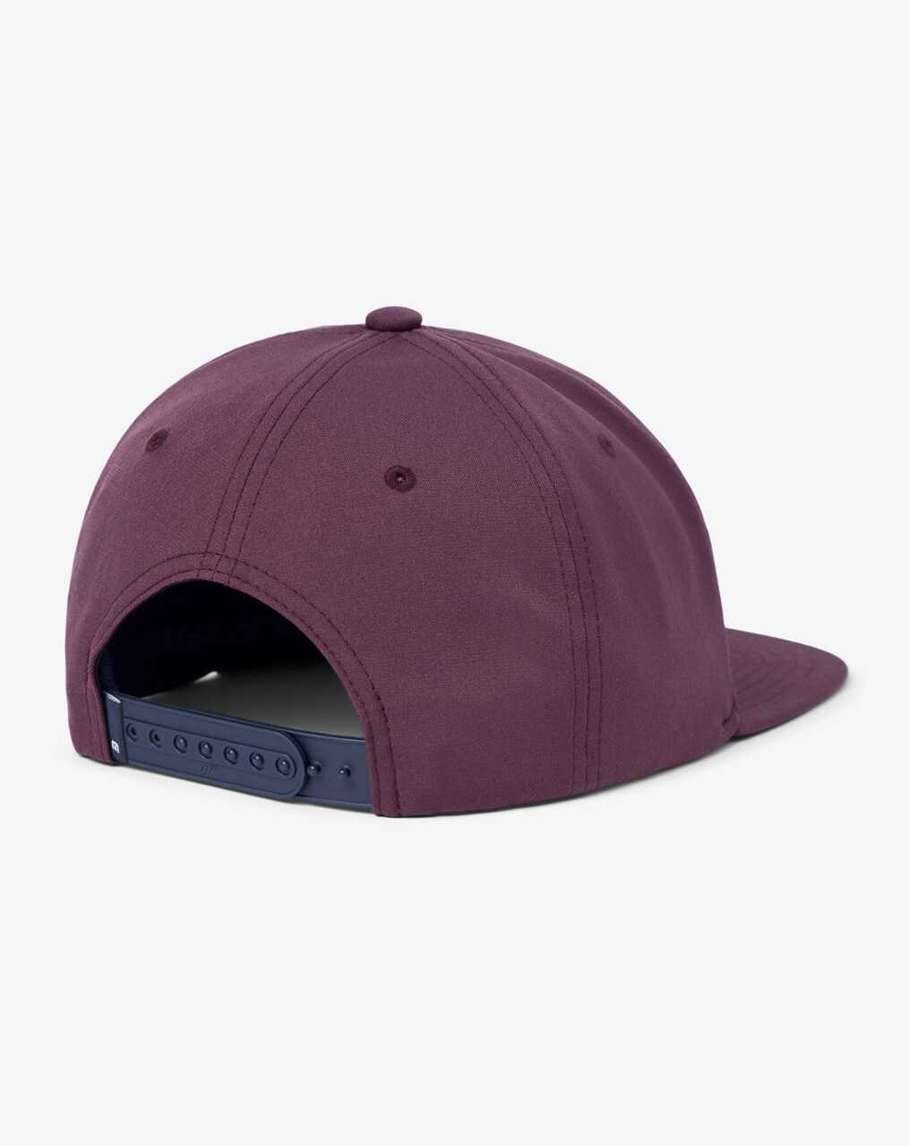 Travis Mathew Triple Threat Snapback Hat Mauve Wine | VLFXBDG-59