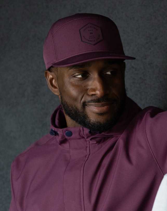 Travis Mathew Triple Threat Snapback Hat Mauve Wine | VLFXBDG-59