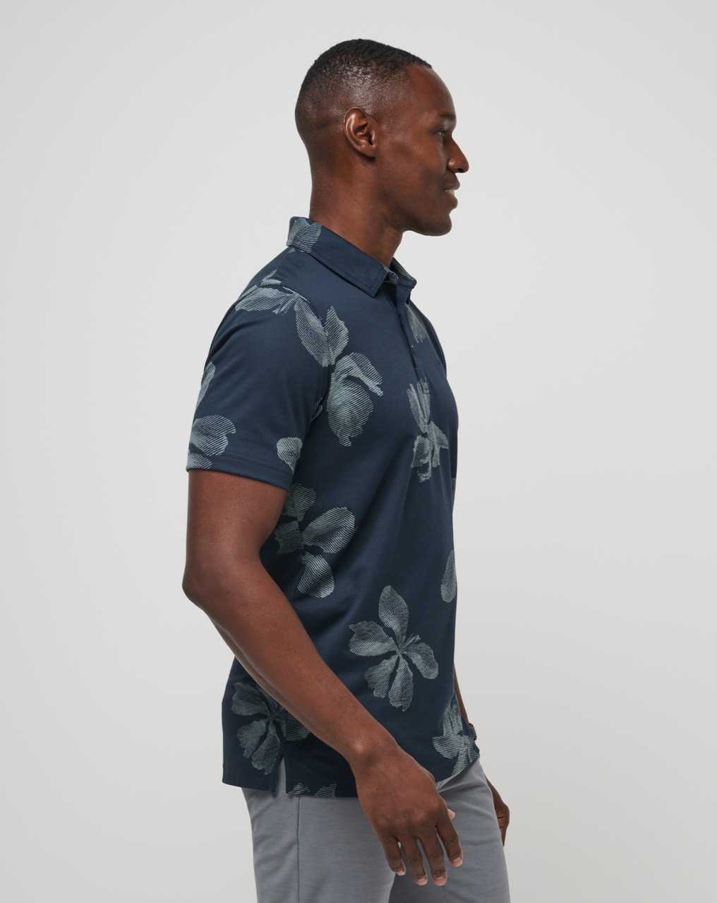 Travis Mathew Tropical Tour Polo Total Eclipse | UAHCIKM-83