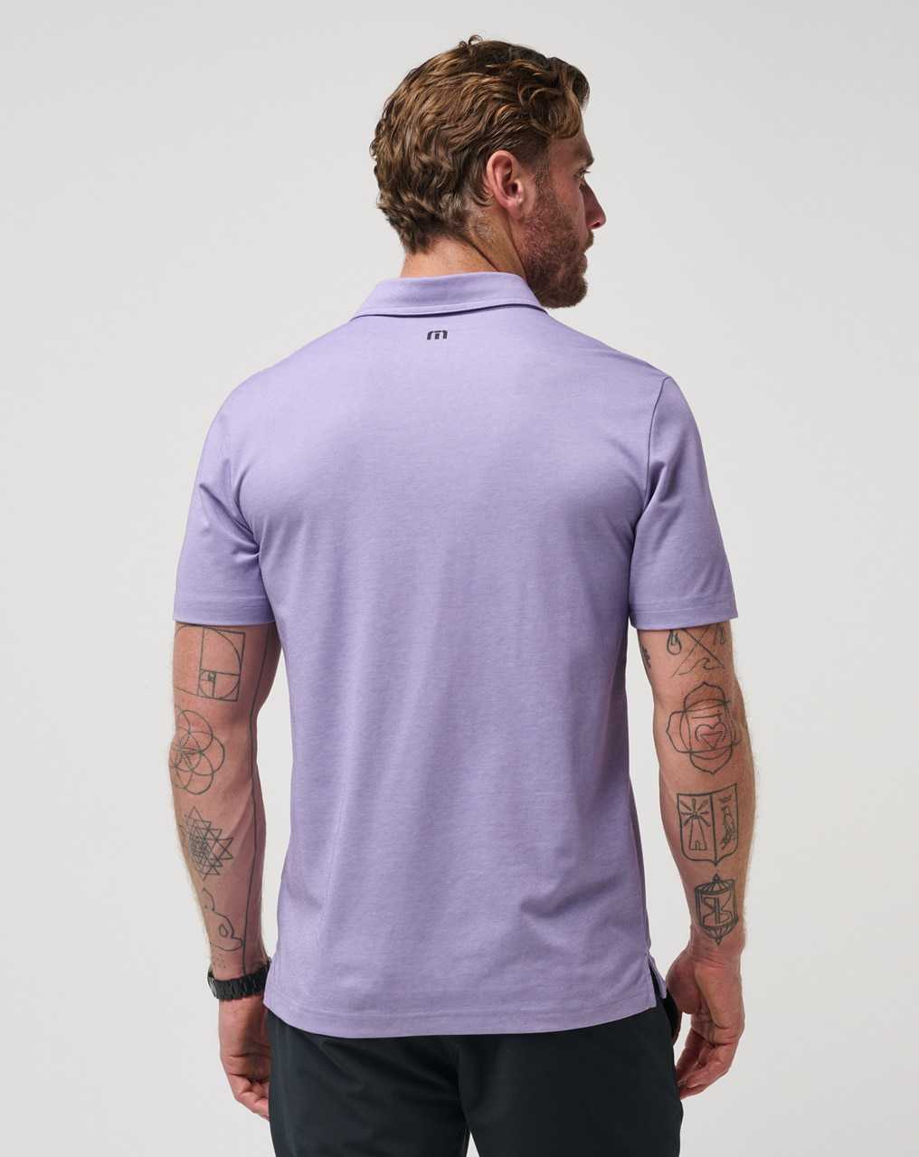 Travis Mathew Ukulele Sunrise Polo Heather Imperial | XTFQJRA-27