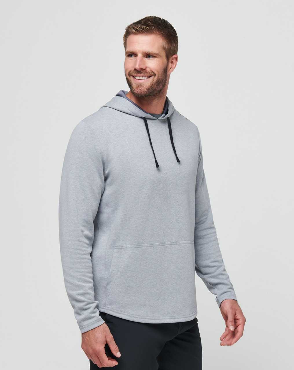 Travis Mathew Upgraded Tech Hoodie Heather Grey | LBHWJOI-35