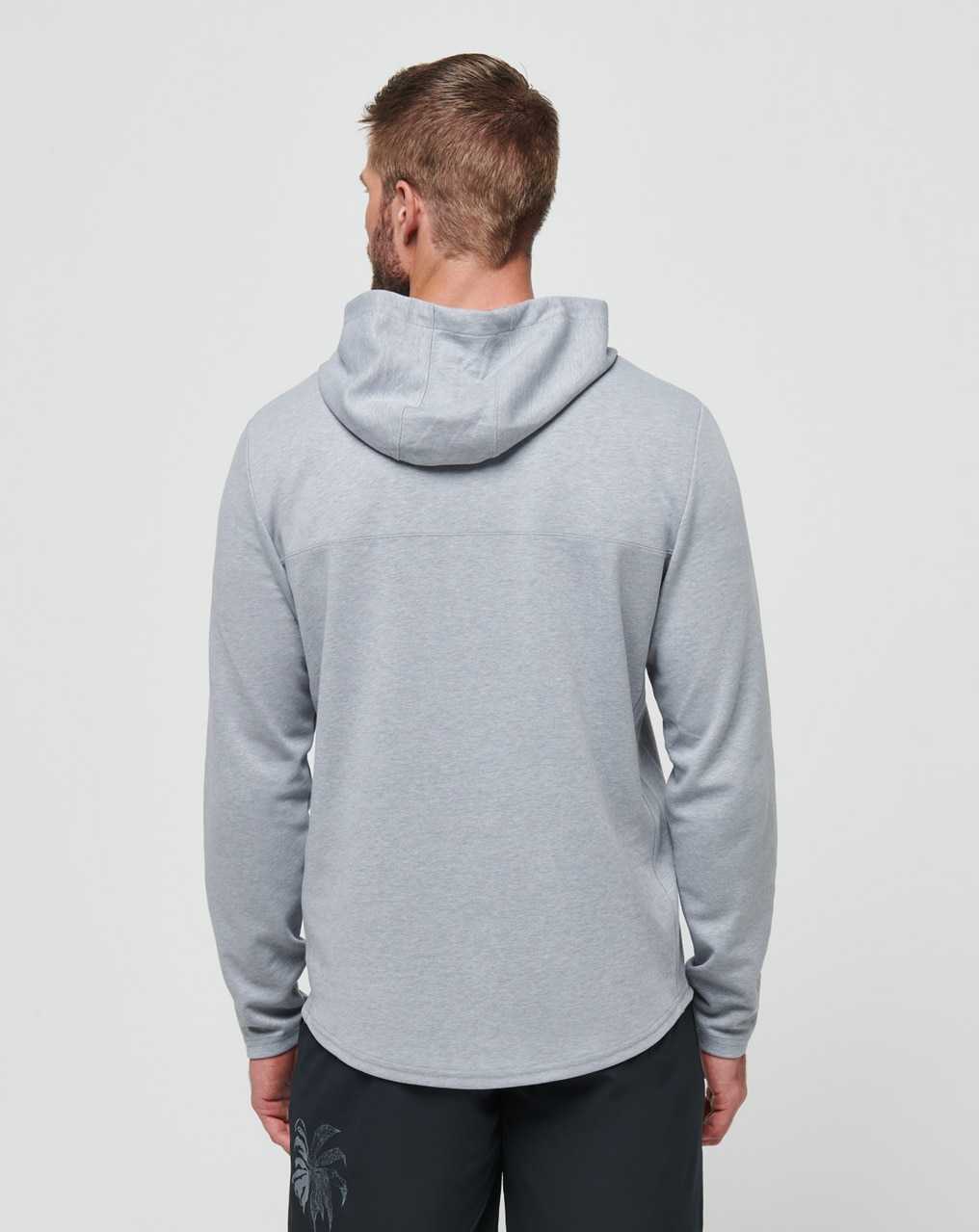 Travis Mathew Upgraded Tech Hoodie Heather Grey | LBHWJOI-35