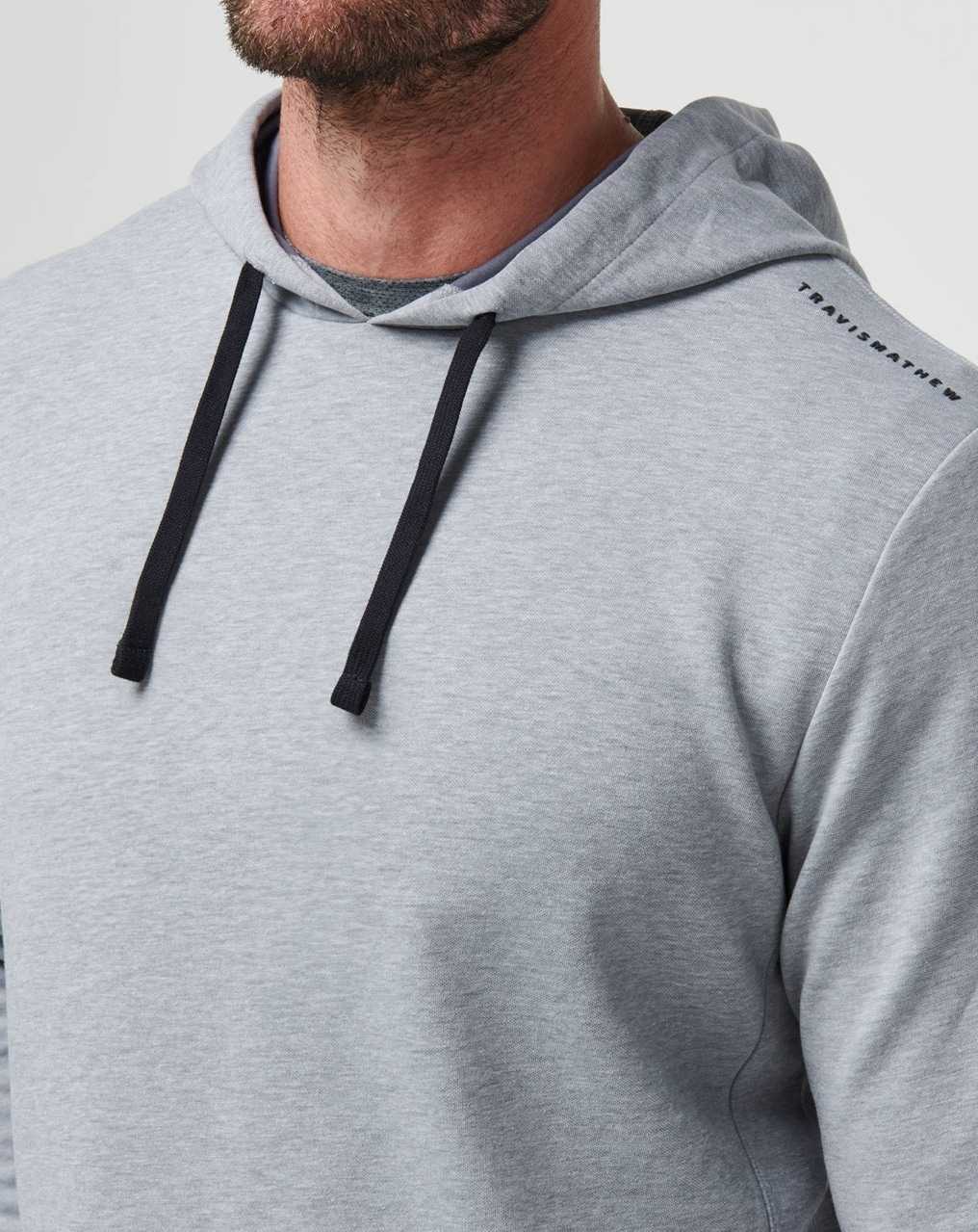 Travis Mathew Upgraded Tech Hoodie Heather Grey | LBHWJOI-35